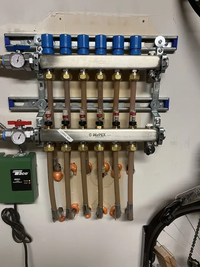 Plumber performing Leak Detection at a residential property in West Pennsboro